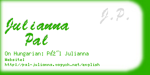 julianna pal business card